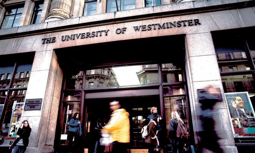 Day view of Westminster university, London. 2016 - Credits : Westminster university