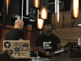Carl Cox preparing his last DJ set for Music is Revolution at Space Ibiza. 2016 - Credits : RA