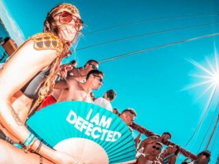 Girl at boat party during Defected Croatia. 2016 - Credits : Defected