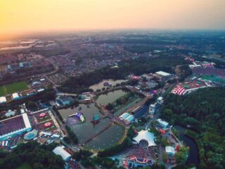 Tomorrowland festival view from sky. 2016 - Credits : Tomorrowland