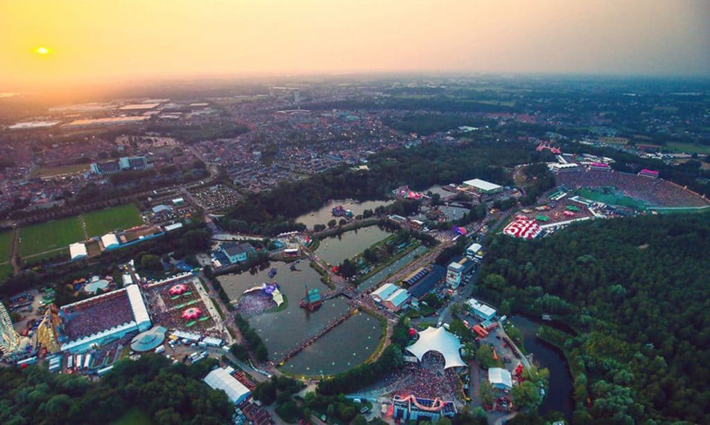 Tomorrowland festival view from sky. 2016 - Credits : Tomorrowland
