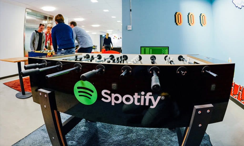 Spotify Stockholm headquarters. 2015 - Credits : Spotify (Getty Images)