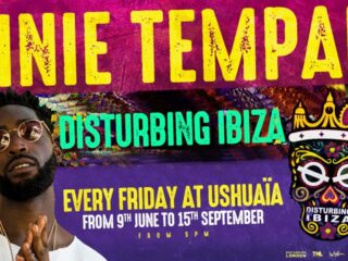 Tinie Tempah Ushuaïa Ibiza residency poster