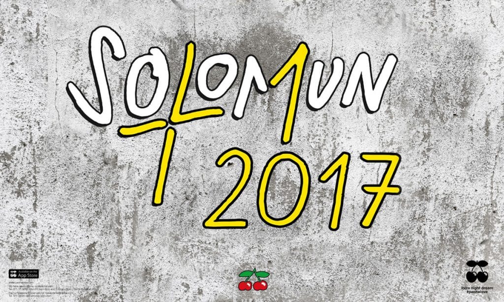 Solomun' "Solomun +1" residency at Pacha Ibiza poster. 2017 - Credits : Pacha Ibiza
