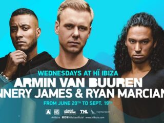 Armin Van Buuren and Sunnery James & Ryan Marciano Hï Ibiza residency