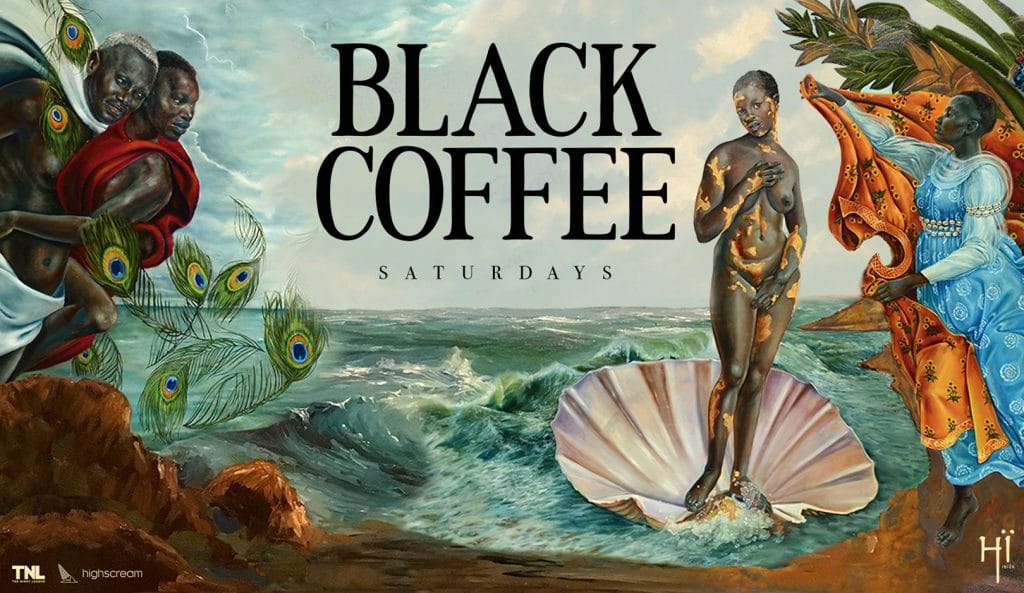 Black Coffee Hï Ibiza Residency poster