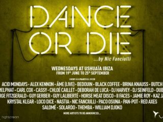 DANCE OR DIE First waves of artists poster